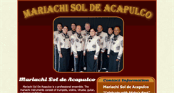 Desktop Screenshot of mariachisoldeacapulco.com