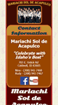 Mobile Screenshot of mariachisoldeacapulco.com